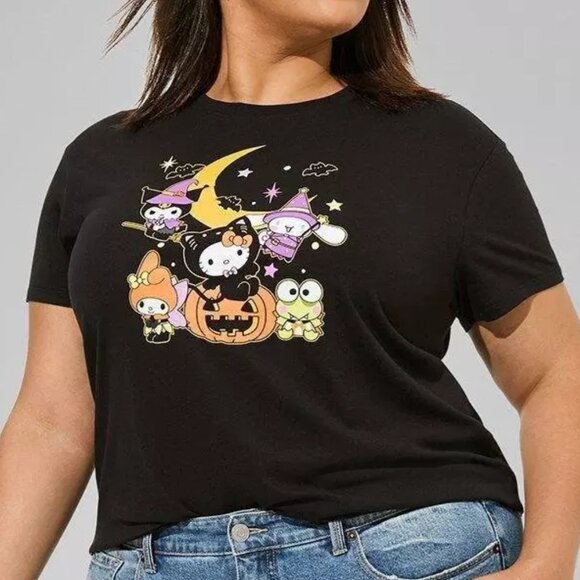 ❤️NWT VINTAGE TORRID GRAPHIC TEE - HELLO KITTY HALLOWEEN - SANRIO - PLUS SIZE - Picture 6 of 11